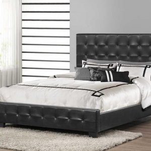 Baxton Studio Black Manchester Modern Platform Bed