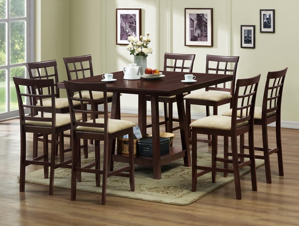Baxton Studio Katelyn Modern Pub Table, Pub Style Dining Room Table And Chairs