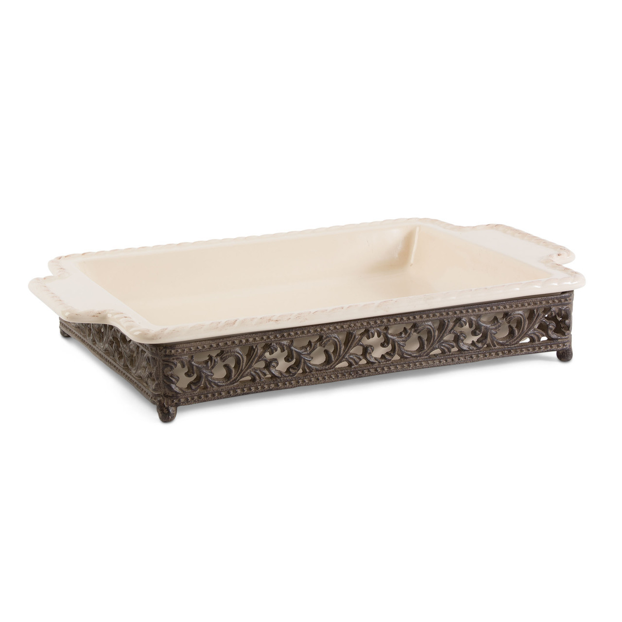 GG Acanthus leaf Collection Baker w Base