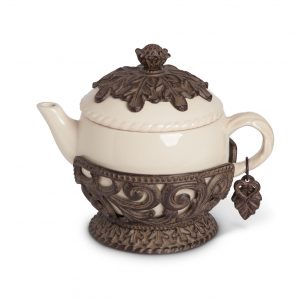 GG Acanthus leaf collection Teapot Cream