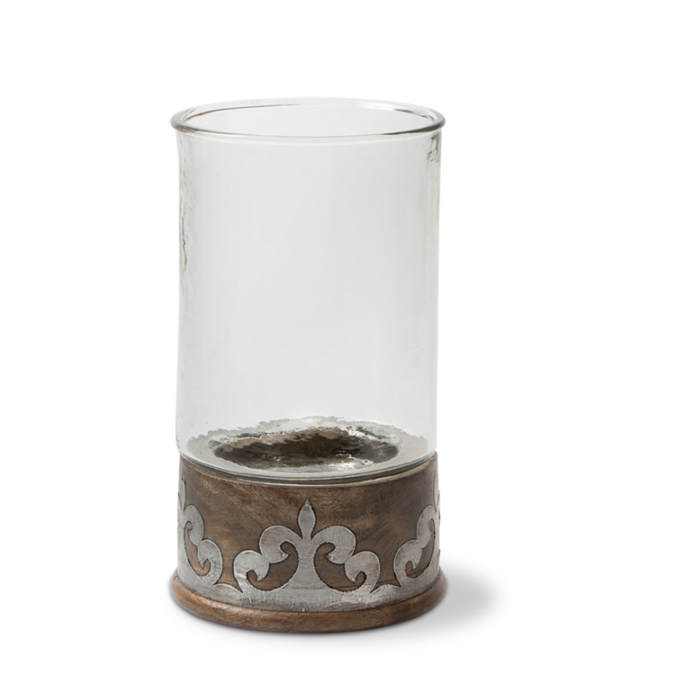 GG Heritage Collection Small Wood/Metal Candleholder