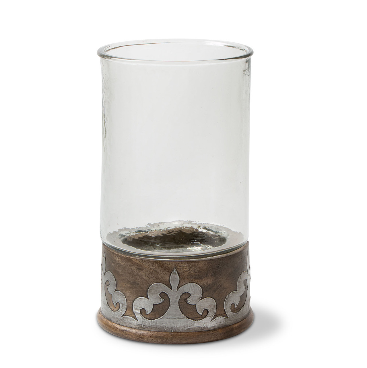 GG Heritage Collection Large Wood/Metal Candleholder