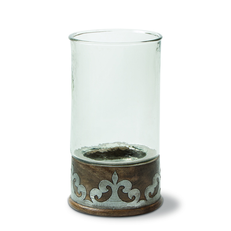 GG Heritage Collection Medium Wood/Metal Candleholder