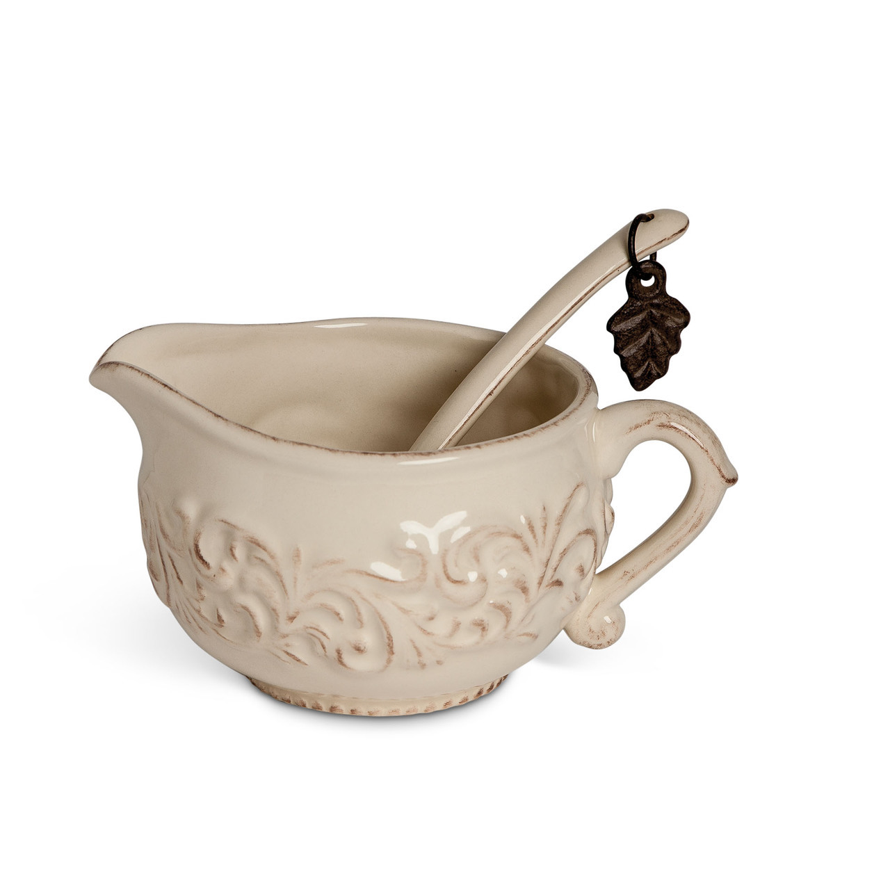 GG Acanthus Leaf Collection Sauce Boat w Ladle